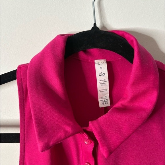 Alo Yoga Magenta Charmed Tennis Dress - Picture 4 of 6